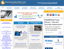 Tablet Screenshot of insurancesalesweb.com
